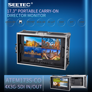 SEETEC ATEM173S-CO 17.3 "<span class=keywords><strong>Monitor</strong></span> direttore portatile, 16-ch misuratore <span class=keywords><strong>Audio</strong></span>, falsi colori, picco, per il villaggio Video, fornitore OEM - Product Image 2
