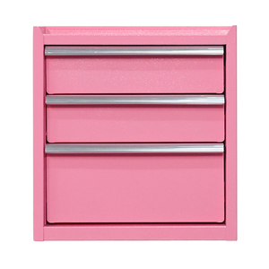 茂荣3抽屉小工具箱厂家直供彩妆用金属粉色工具箱 - Product Image 5