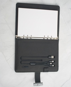Cargador inalámbrico con logotipo personalizado, bloqueo de huella digital para negocios, Bloc de notas, conjunto de agenda, regalo, power bank, notebook - Product Image 5