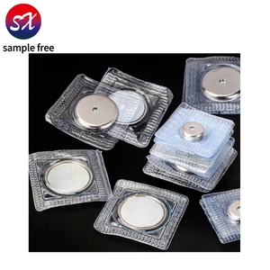 Mini PVC görünmez gizli manyetik düğme Handbags N40 N45 N52 neodimyum mıknatıs dikiş kumaş çanta giysiler için kalıcı toka - Product Image 4
