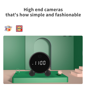 图雅1080P高清时间显示时钟Wifi摄像机Ip安全夜视运动检测微型时钟摄像机 - Product Image 4