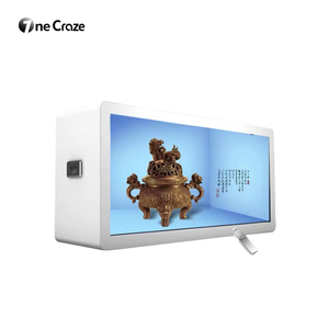 LCD Digital Signage Interaktive 3D Holo graphische Display box Touchscreen Holobox Transparent LCD Elevator Showcase - Product Image 3