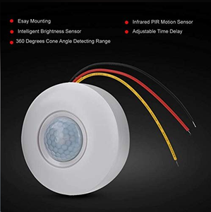 Smart Automatic <strong>Switch</strong> 220V PIR IR Motion <strong>Detection</strong> <strong>Sensor</strong> - Ceiling Mount - Product Image 6