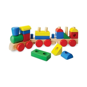 Toptan yüksek kaliteli istifleme tren klasik ahşap oyuncak tren seti ahşap sıralama istifleme oyuncaklar bebekler yaşları için 2 + - Product Image 1