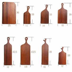 Hình chữ nhật lớn thớt gỗ bền vững cắt khối với xử lý cho pho mát trái cây - Product Image 6