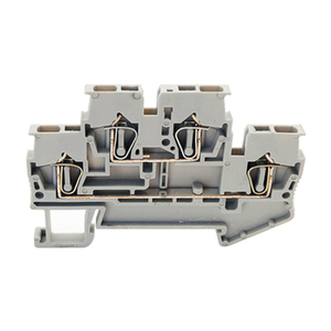 STTB-1.5 Upper and Lower <strong>Double</strong>-<strong>layer</strong> <strong>Terminal</strong> <strong>Blocks</strong>, Two in and Two Out <strong>Spring</strong> Self-locking In-line Rail <strong>Terminal</strong> <strong>Blocks</strong> - Product Image 3