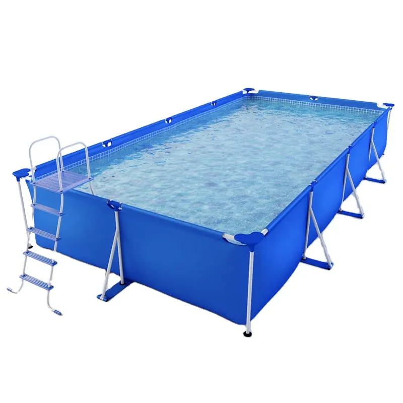 Piscinas plásticas infláveis para bebês, piscinas com moldura de metal para venda