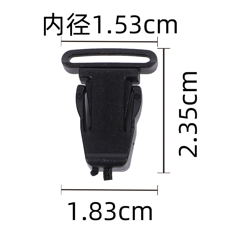 Negro, cola redonda de 2,35 cm.