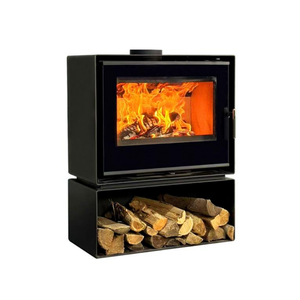 เตาผิงเหล็กหล่อดีไซน์คลาสสิกเตาเผาไม้อิสระแบบทันสมัยเครื่องทำความร้อนในบ้านติดทนนานสำหรับวิลล่าฟืน - Product Image 4