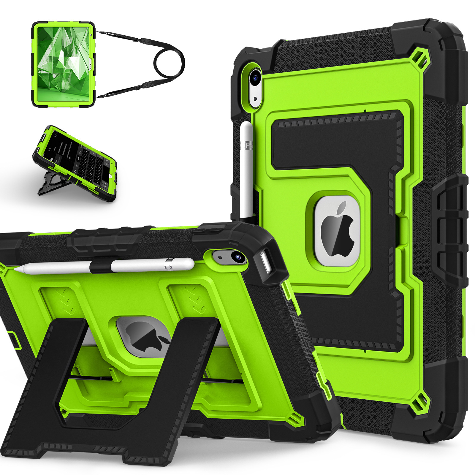 ดำ, เหลือง, เขียว