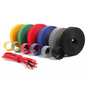 SAS de doble cara con agarre automático espalda con espalda gancho y cinta de sujeción de bucle ajustable gancho de nailon lazo para cables - Product Image 2