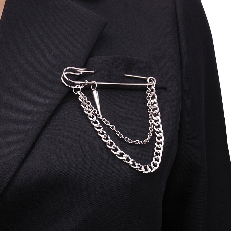 Conical pendant brooch