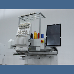 Máquina de bordar Lesage Single Head 15 Agujas Máquina de bordar por ordenador con tapa comercial - Product Image 4