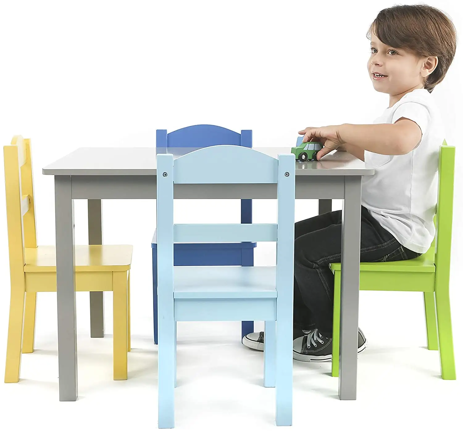 Новинка 2023, распродажа, высококачественный обеденный стол из массива дерева без запаха для детей, гостиной, спальни