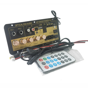 Gran oferta, placa amplificadora de potencia Digital con micrófono Dual, función de memoria de apagado DC12V/24V AC220V, amplificadores receptores - Product Image 1