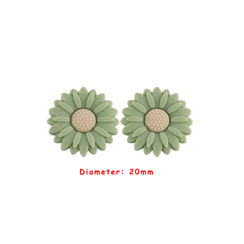 chrysanthemum Focal bead Lint SA140