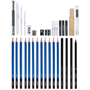 Xinbowenファクトリー32ピースプロフェッショナルアートセット描画セットとスケッチ鉛筆セット - Product Image 2