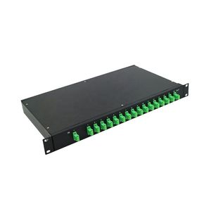 19 Inch 1U 2U Rack Mounted FTTH GPON Fiber PLC Splitter SC APC UPC 1*16 1x32 1*64 for <strong>Telecom</strong> with 4G 3G IP POE <strong>Networks</strong> - Product Image 4