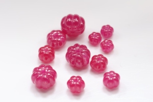 Factory Price Pumpkin Bead Natural Cut Cultivation Ruby Loose Gemstones Laboratory Blood 3-6mm Red Ruby for Jewelry Making - Product Image 6