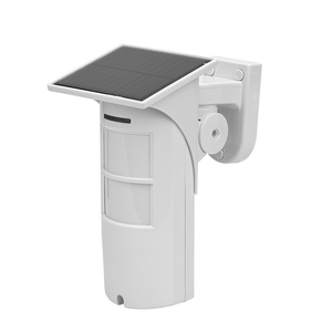 Esterna senza fili solare PIR + a microonde sensore di movimento IP65 intruso sistema di allarme rilevatore per la sicurezza perimetrale antifurto allarme - Product Image 1