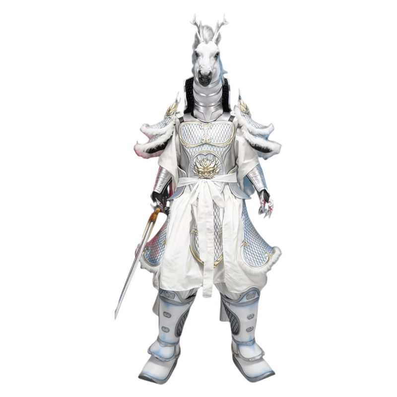 Caballo Dragón Blanco