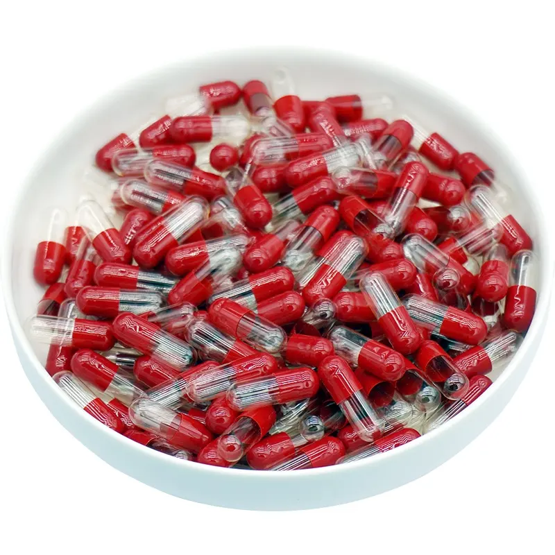 La définition de capsules de gélatine dure d'OEM est un type de capsule qui est habituellement employé pour contenir la médecine sous forme de poudre sèche