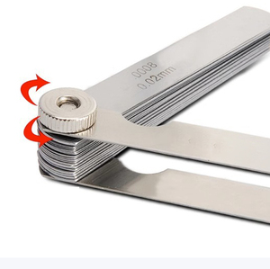 OEM e ODM 17 lame 0.02-1mm in acciaio inox spessimetro universale spessimetro Set per misurare lo spessore - Product Image 2