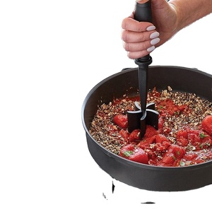 2024 Multi-functional Meat Chopper Potato Salad Tomato Chopper Rice Mixer Grinding Spatula Heat Resistant Meat <strong>Masher</strong>