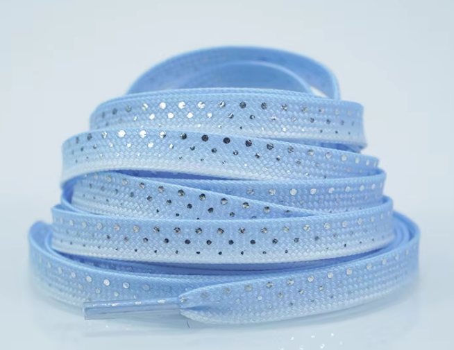 Bleu clair dégradé argent chaud