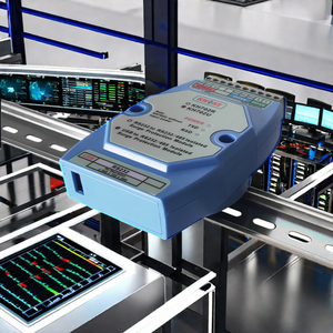 Industrial DIN35 Isolated USB <strong>RS232</strong> RS485 Serial Communication Converter with Standard Modbus RTU Protocol PLC <strong>Sensor</strong> DC Current - Product Image 1