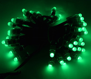 Tira de luces Led de píxel RGB, a todo color, programable, DC5V, módulo LED ws2811, 12mm, impermeable, luces navideñas inteligentes - Product Image 2