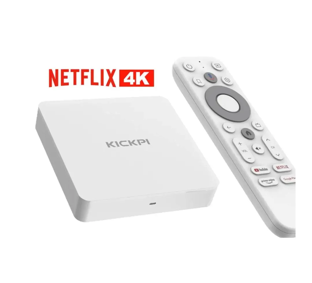 2024 KICKPI KP1 Google kotak Tv bersertifikat Android 11 S905Y4 AV1 2.4G & 5G Wifi Net-Box 4 k 2GB 32GB tv pintar android box Set-Top Box
