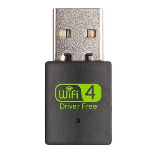 Software hardware del Computer driver gratuito 2.4G adattatore wifi USB wireless scheda di rete adattatore wifi 300mbps per PC desktop portatile - Product Image 1