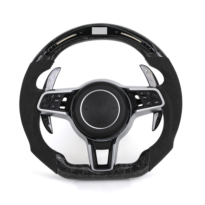 Medio Alcantara + carbono forjado + LED