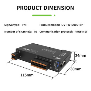 Großhandels preis 16 Digital ausgang Remote-E/A-Modul Profinet Plc Programming Controller - Product Image 2