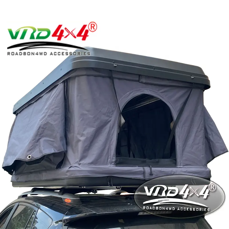 Tenda para teto de carro off-road 4x4 VRD4X4 Hidráulica Automática Personalizada Capa de ABS para Sala dobrável Tenda de cobertura de carro com cobertura rígida