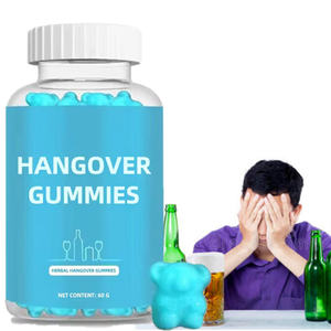 WELLBODY OEM/ODM Label pribadi anti-alkohol pembersih hati Detox mengurangi perbaikan 1500Mg Susu Thistle Anti Hangover Gummies - Product Image 1
