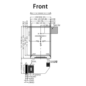 2 "pannello LCD 240*320 Display LCD interfaccia MCU 2 pollici TFT moduli LCD per piccoli terminali palmari