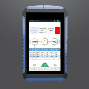 Probador óptico de mano Mini OTDR Equipo de red de fibra activa OPM OLS VFL FLM incorporado para pruebas en vivo Bluetooth para 4G 3G - Product Image 4