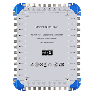 10 in <strong>16</strong> Out Satellite Multiswitch Digital Satellite Receiver <strong>Diseqc</strong> 2.0 10 Input Cascade Switch - Product Image 5