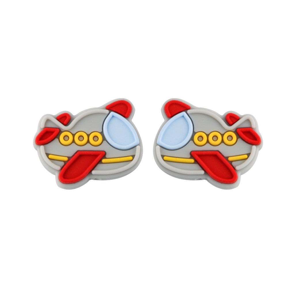 Aeroplane Focal bead Light Gray SA142