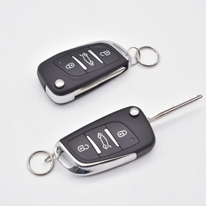 Universal feste code rolling code 4 taste keyless entry remote key shell auto alarm schlüssel anhänger - Product Image 2