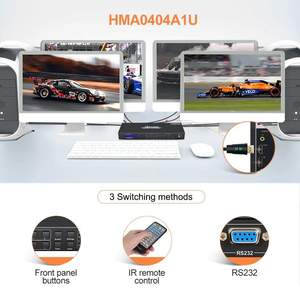 TESmart 4x4K HDMI矩阵开关，带音频输出和RS232/局域网控制红外远程视频矩阵切换器 - Product Image 3