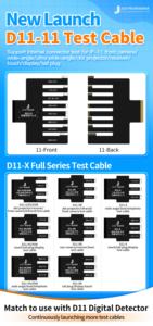 เครื่องทดสอบดิจิตอลมัลติฟังก์ชั่น JCID-D11สำหรับข้อมูลของเมนบอร์ดลัดวงจรตรวจสอบกล้องหน้า/มุมกว้าง/การซ่อมแซมและกว้างเป็นพิเศษ - Product Image 6