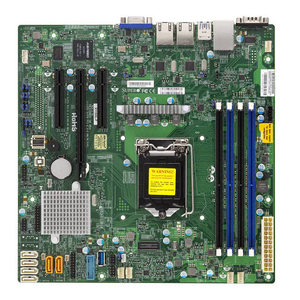 Supermicro New X11SSL-F Single socket LGA1151 E3-1200 v6/v5 7th/6th Gen Core i3 Series DDR4 scheda madre del Server - Product Image 1