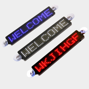 Programmier bare Mini-Größe LED-Message Board Scrolling Text Telefon nummern Slogan Bildschirm Fernbedienung LED Car Display - Product Image 5