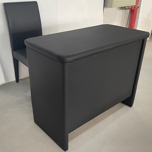 现代行政办公书桌家具软包防撞谈话桌，具有可扩展功能 - Product Image 1