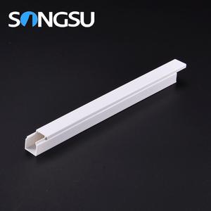 Chống cháy kích thước khác nhau 16x16 25x16 40x25 50x50 trắng nhựa vuông PVC cáp điện Trunking hệ thống dây điện Duct canaleta - Product Image 3