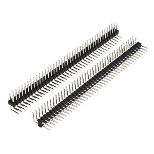1x40 2x40 40Pin 80Pin 2.54MM ad angolo retto singola riga Pin testa maschio 90 gradi connettore doppio fila Pin intestazione per Arduino