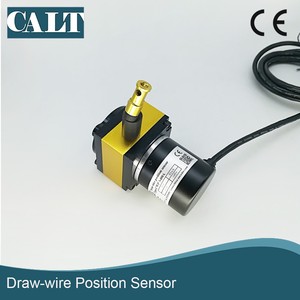 Sensor de codificador de posición de desplazamiento de cable de tracción de rango de 400mm 8/10/12bit 4-20mA 12-24V 2 cables de CWP-S400A - Product Image 6